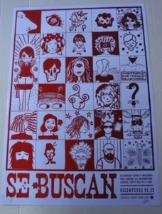 WANTED DEAD OR ALIVE / Cuban Silkscreen Pop Art Poster by Havana Art Students - Picture 1 of 5