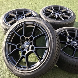 22 ASTON MARTIN DBX RIMS TIRES NEW SET WINTER FACTORY OEM STOCK ORIGINAL 2024 BL - Picture 1 of 24