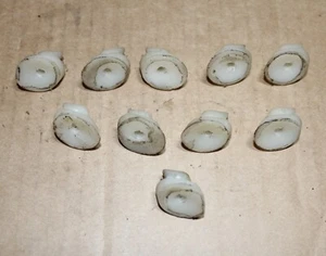 GENUINE ORIGINAL BMW E30 E28 DOOR PANEL ARMREST SCREW PLASTIC NUT PLUG WHITE OEM - Picture 1 of 8