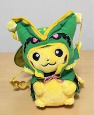New Tagged Pokémon Center Original Mascot Mega Rayquaza Poncho Pikachu 6.1in JPN