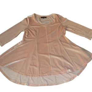 1990’s Chadwick’s of Boston Pink Velvet Like Mini Skater Dress, Small - Bild 1 von 7