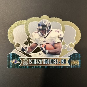 2000 Pacific Crown Royale Gold Premiere Date Priest Holmes # /145 Ravens #8