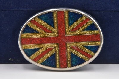 Hebilla de cinturón vintage Union Jack Austin Powers Foto 1 de 3