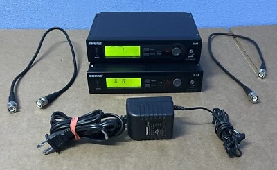 Receptores de micrófono inalámbrico Shure SLX4 J3 572-596 MHz (lote de 2) Foto 1 de 4