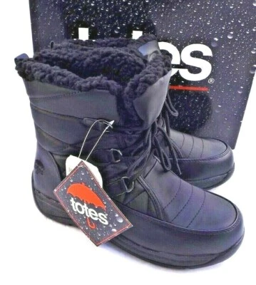 TOTES Kim Size 7 M Black Women’s Snow Boots RETAIL $79 New With Box - Image 1 of 4