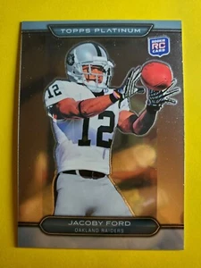 JACOBY FORD - RC ROOKIE #142 OAKLAND RAIDERS CLEMSON TIGERS 2010 TOPPS PLATINUM - Foto 1 di 3