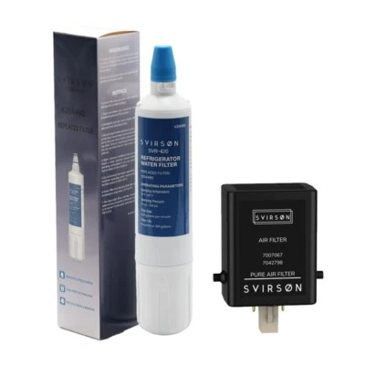 SVIRSON Sub-Zero 4204490 Water Filter and Air Cartridge-7042798 Combo Pack