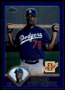 2003 Topps Traded & Rookies #T187 Thomari Story-Harden Rookie Chrome - Imagen 1 de 2