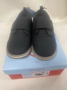 Toddler Adonis Derby Sneaker Shoes Black- Cat & Jack Size 12 NEW - Picture 1 of 5