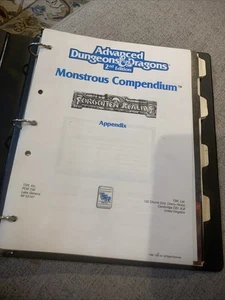 Forgotten Realms II Mostrous Compendium Eleven D&D Dungeons & Dragons TSR 2125 - Foto 1 di 8