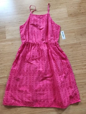NWT Old Navy Dressed Up eyelet Dress special Occassion Wedding Easter Girls Sz14 - Image 1 of 4