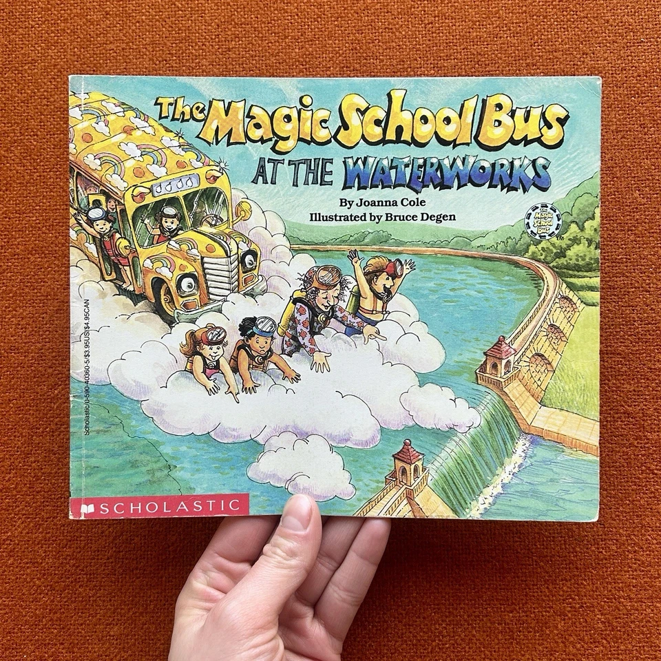 Vintage 1986 The Magic School Bus At The Waterworks Children’s Book Joanna Cole Foto 1 de 4