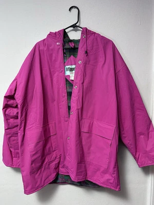 Abrigo de lluvia para mujer Wippette Rain Things 100 % vinilo talla grande rosa Foto 1 de 3