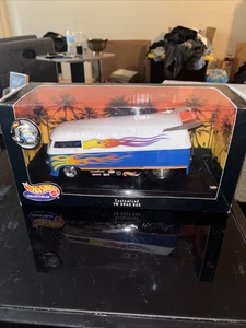 HOT WHEELS VW CUSTOMIZED DRAG BUS 1/18 DIE-CAST 100% COLLECTIBLES SERIES Nip - Picture 1 of 3