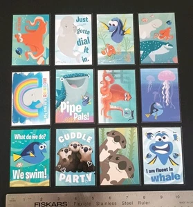 Dory Pixar Disney Vending Machine 12 Sticker Lot - Complete Set - Otters Rainbow - Picture 1 of 5