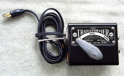 VINTAGE MARX O SCALE TRAIN TANSFORMER No. 1249 110-120 VOLTS 60 CYCLES 50 WATTS - Image 1 of 4