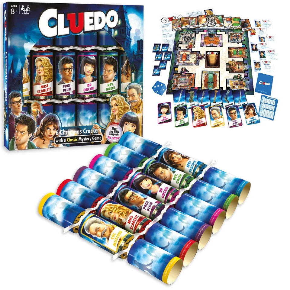 Galletas de Navidad Cluedo Juegos de Mesa de Cena Fiesta de Detectives Familiares - Pack de 6 Foto 1 de 1