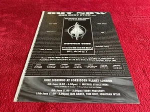 PAD60 WERBUNG 12X9 FORBIDDEN PLANET SCIENCE FICTION KATALOG SOMMER 1996 - Bild 1 von 1