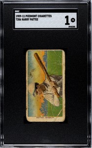 1909-11 T206 Harry Pattee Piedmont SGC 1