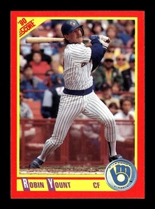 ROBIN YOUNT ⚾ 1990 Score Baseball #320 Milwaukee Brewers HOF - Bild 1 von 2