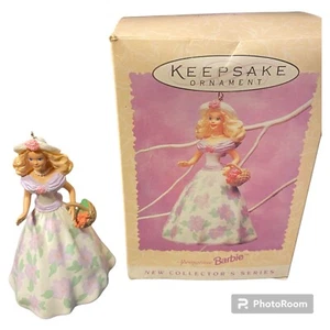 1995 Springtime Barbie Puppe Markenzeichen Denkmal Ornament 1. in Serie Weihnachten - Bild 1 von 6