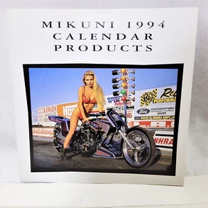 RARE Original Vintage 1994 Mikuni Calendar Products Sales Brochure Posters - Picture 1 of 9