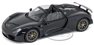 Auto Art Porsche 918 Spyder Negro Enorme Escala 1/12 12121 Nuevo - Imagen 1 de 5