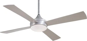 Minka-Aire Aluma Wet LED 52" Indoor/Outdoor Ceiling Fan in Brushed Aluminum - Picture 1 of 8