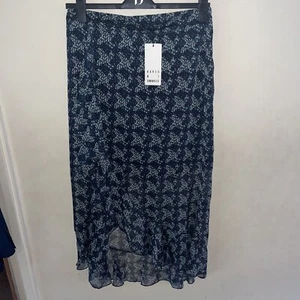 Karen by Simonsen Havana blue print skirt - size 42 Brand New - Picture 1 of 3