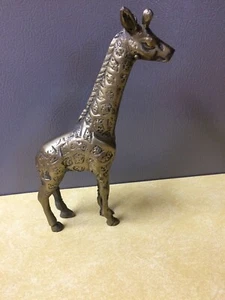 Brass Giraffe 7 1/2 inches tall - Picture 1 of 9