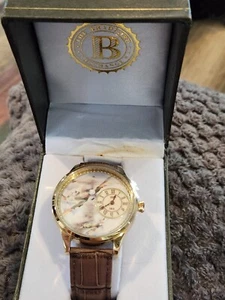 BNIB Mens Bradford Exchange Heroes Of The Skies 80th Ann. Quartz Watch. 🔋Unworn - Picture 1 of 24