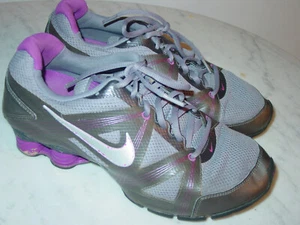 2011 Nike Shox Reveal 5 Purple/Graphite/Gray Running Shoes! Size 11 - Picture 1 of 12
