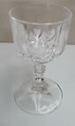 Vintage Fine Quality Cut Crystal White Wine Glass 12.5cm Tall
