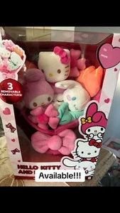 Hello Kitty and Friends - 12-inch Valentine Plush Bouquet INHAND READY TO SHIP - Picture 1 of 1