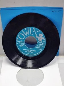 The Platters - Sixteen Tons / Are You Sincere 45RPM 7" Vinyl Record! - Picture 1 of 5