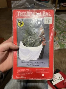 Sacchetto Rimozione Albero Monouso Bianco Vacanze Natale Esterno Pulizia Foglie Conservazione - Foto 1 di 10