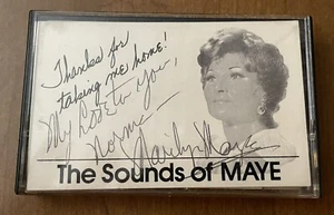 SIGNED Marilyn Maye Sounds Of Maye Cassette TESTED Same As Jazz Legend CD Smooth - Picture 1 of 11
