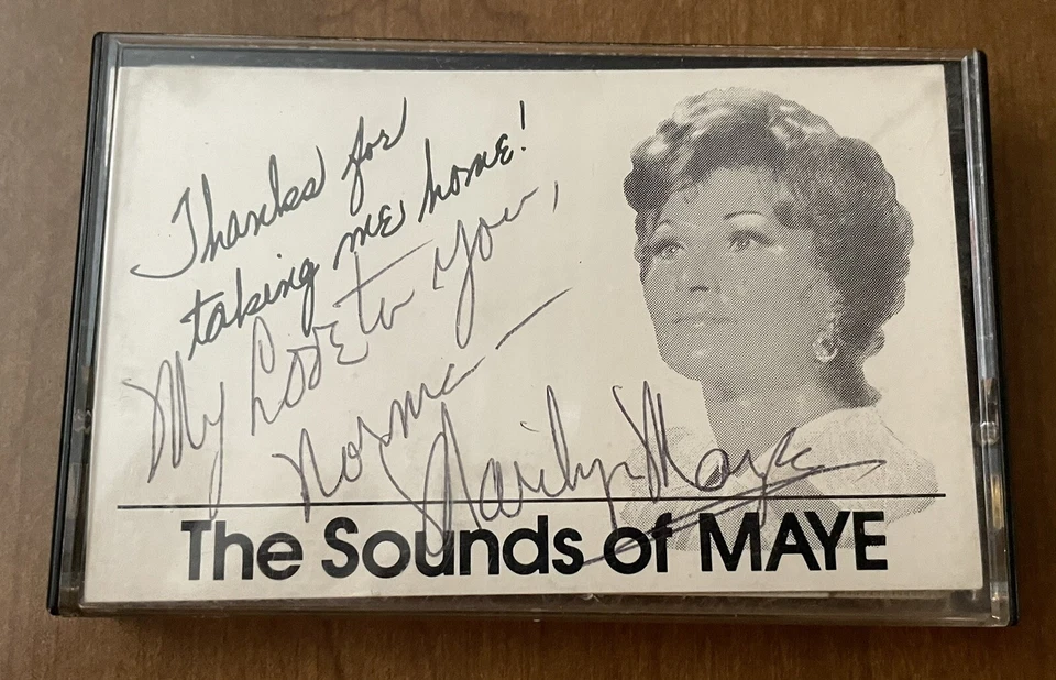 SIGNED Marilyn Maye Sounds Of Maye Cassette TESTED Same As Jazz Legend CD Smooth - Image 1 of 4