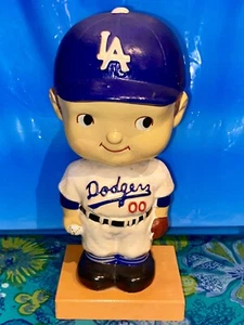 LOS ANGELES DODGERS Vintage Head Nodder 1960s Bobblehead Japan Sticker VHTF RARE - Picture 1 of 12