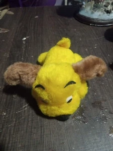 Dakin Yellow Dog Nutshell Korea 5.5 Inch 1973 Drooper Dog EUC - Picture 1 of 11