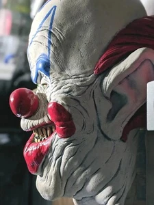 Maschera Killer Klowns From Outer Space Slim Darkside Studios cosplay Halloween - Foto 1 di 14