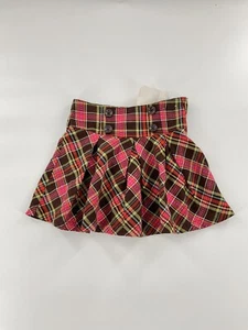 Gymboree Girls Plaid Pleated Skort Skirt Shorts Size 5 - Picture 1 of 3