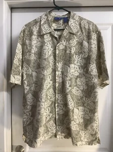 Vintage OP Hawaiian Shirt Short Sleeve Floral ButtonUp Ocean Pacific Mens Medium - Picture 1 of 7