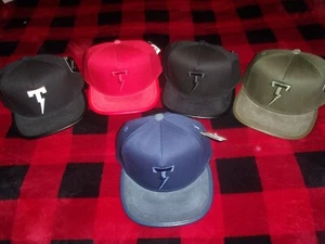 Choice Tackma Strapback Hat Blue or Green Suede Visor Brim Bolt SNA Cap (B231) - Picture 1 of 22