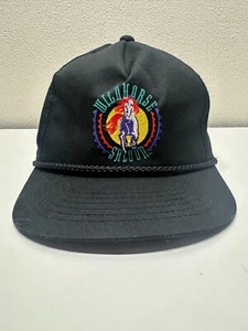 Vintage Youngan Wild Horse Saloon Embroidered Strap Back Rope Hat Nashville - Picture 1 of 6