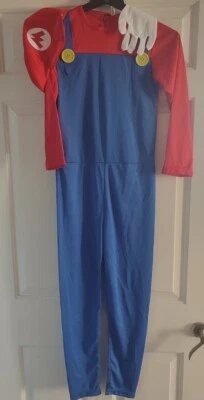 Niños Super Mario Disfraz Elegante Vestido Sombrero Set Fiesta Niños Niñas Disfraces con disfraces Foto 1 de 2