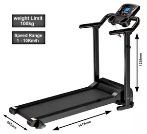 Cinta de correr máquina eléctrica motorizada plegable 1,5 hp gimnasio en casa - Imagen 1 de 23