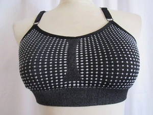 SUJETADOR DEPORTIVO RACERBACK PARA MUJER EVA INTIMA NEGRO ACOLCHADO TALLA ÚNICA SE ADAPTA A LA MAYORÍA NUEVO CON ETIQUETAS - Imagen 1 de 3