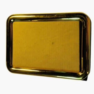 Kleiner Bilderrahmen goldfarben Metall 3x5 Bild modern modern minimalistisch - Bild 1 von 5