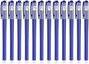 12Pcs Pens Ballpoint Pens Gel Pens Office Supplies Black Pens. Pens Ballpoint Pe - Picture 1 of 12